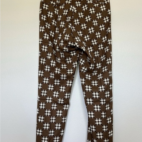 Bogey‎ Boys Big Check Pants Brown Macklemore Golfing Retro 70’s Artsy Funky NEW - Picture 5 of 9